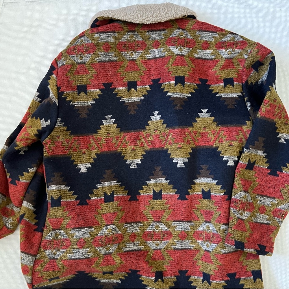 ASOS Patterned Sherpa Jacket - Picture 5 of 13